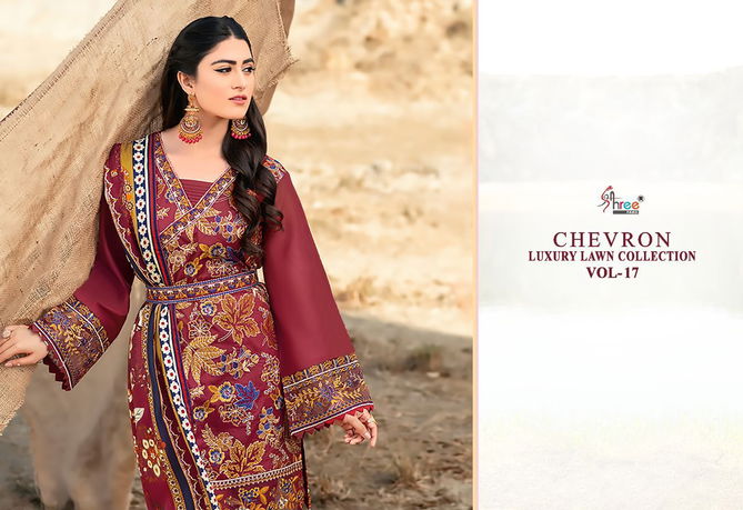 Chevron Luxury Lawn Collection Vol 17 Pakistani Suits Catalog
